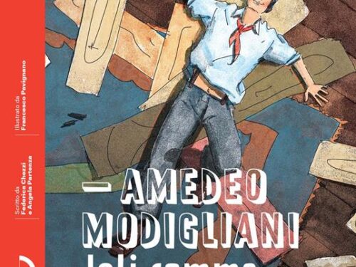“Amedeo Modigliani, Joli comme un coeur” –  Chezzi, – Partenza, illustrato da F. Pavignano