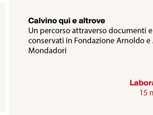 Mostra “Calvino qui e altrove” – Milano fino al 30 giugno 2023